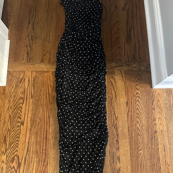 AFRM Biona Maxi Dress in Noir Dot - Picture 2 of 4